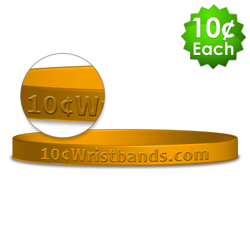 Embossed Thin Wristbands
