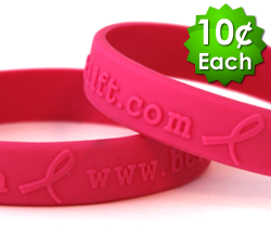 Embossed Wristbands