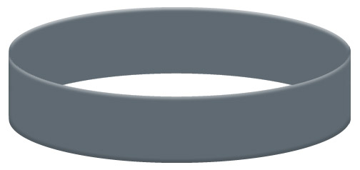 Wristband Color Example - Dark Gray